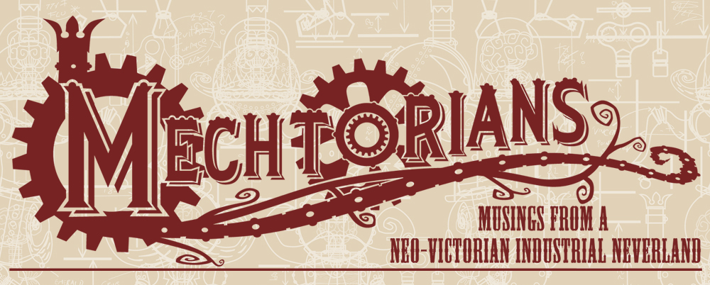 Mechtorians.com Mechtorian website banner. Doktor A Victorian Robots.