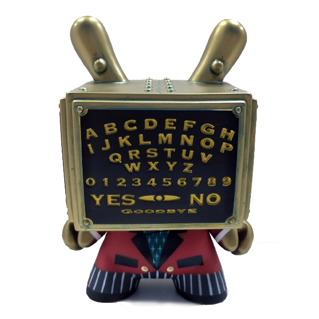 Ouija Talking Board 5" Dunny by Kidrobot and Bruce Whistlecraft Doktor A. Mechtorian Vinyl Toy.