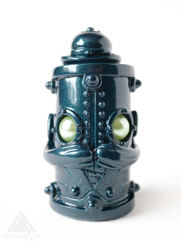 Toycon Teal Stumpy Warburton Mechtorian figure by Doktor A.