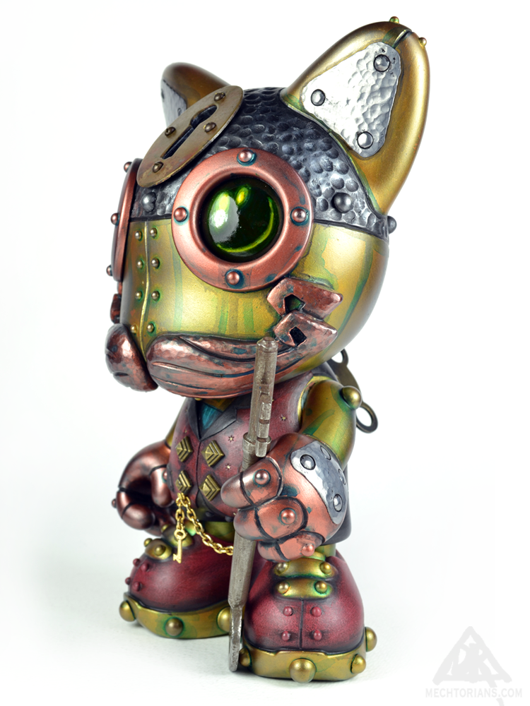 Doktor A mechtorian robot Janky Custom toy. From Superplastic.
