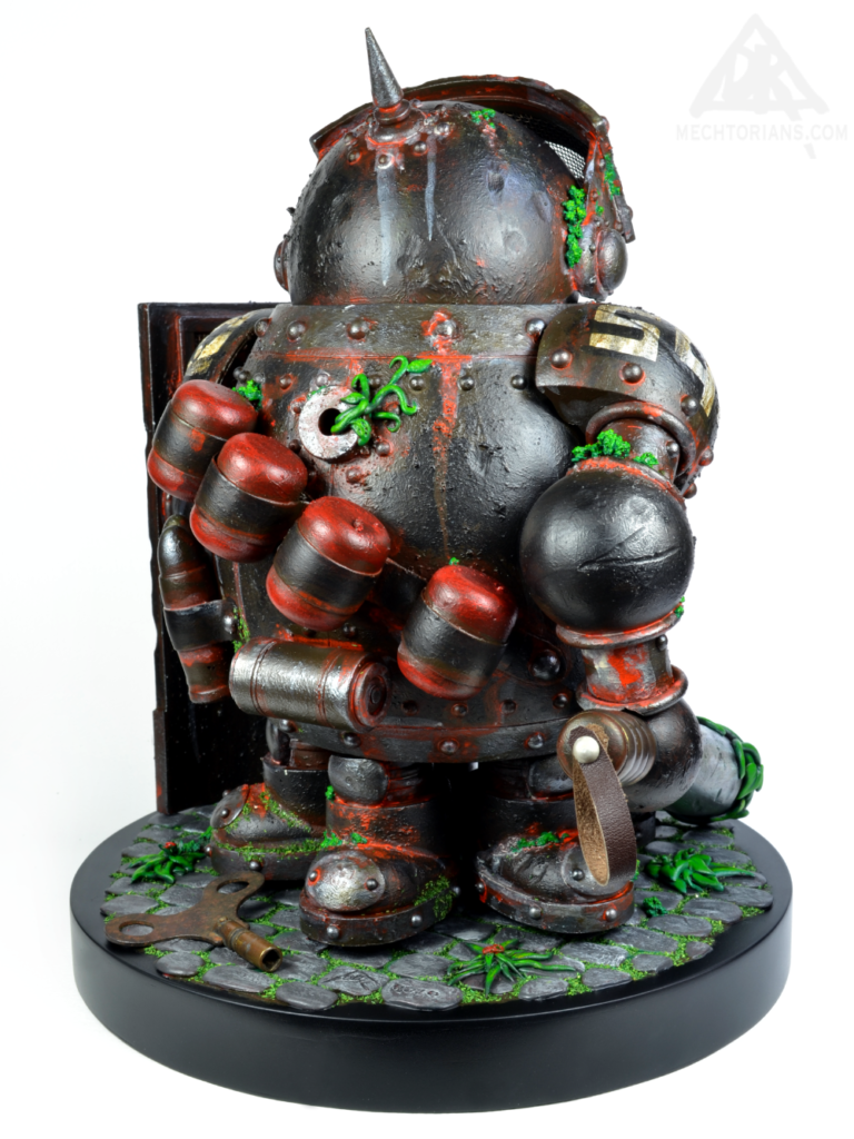 Obsolescent. A Mechtorian, Anti Police brutality toy art work by Doktor A - Bruce Whistlecraft.