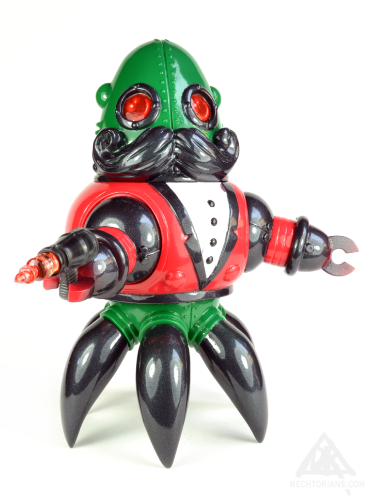 Custom Painted Thomas Nosuke sofubi Mechtorian toy by Doktor A.