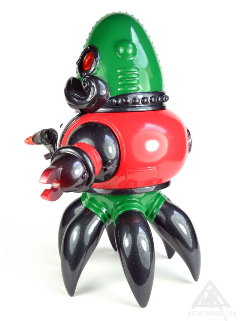 Custom Painted Thomas Nosuke sofubi Mechtorian toy by Doktor A.