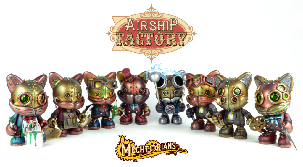 The Airship Factory Mechtorian custom Janky toy series by Doktor A. Bruce Whistlecraft.