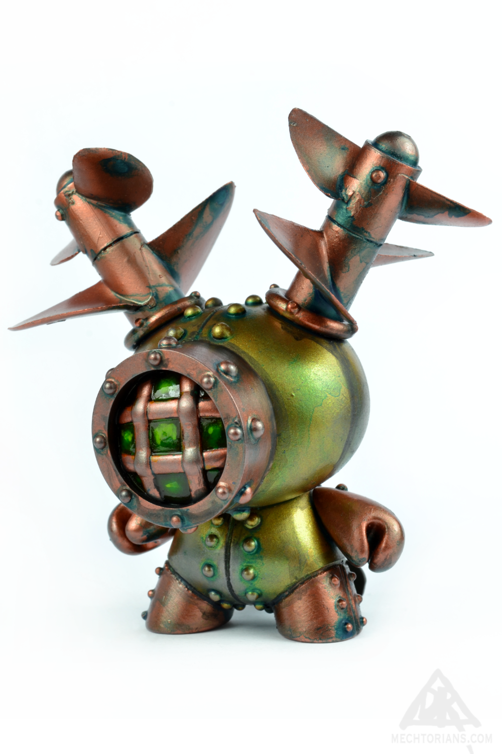 The Submariner. A submarine based Mechtorian Customised 3" Dunny by Doktor A. Bruce Whistlecraft.